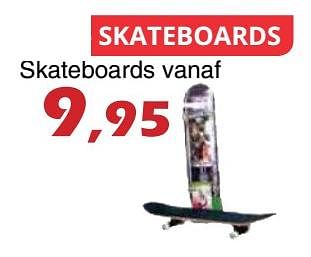 Promoties Skateboards - Huismerk - Itek - Geldig van 29/10/2017 tot 19/11/2017 bij Itek