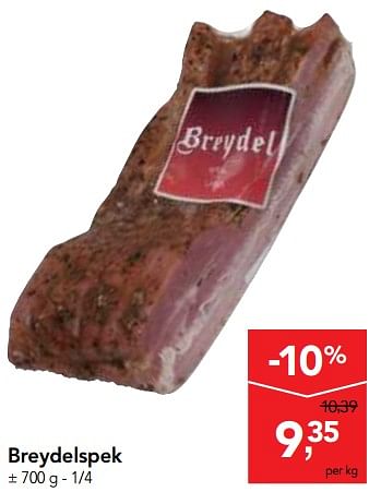 Promotions Breydelspek - Breydel - Valide de 10/11/2017 à 29/11/2017 chez Makro