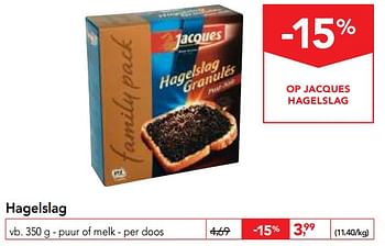 Promoties Jacques hagelslag - Jacques - Geldig van 10/11/2017 tot 29/11/2017 bij Makro