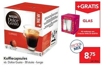 Promoties Nescafe dolce gusio koffiecapsules lungo - Nescafe - Geldig van 10/11/2017 tot 29/11/2017 bij Makro