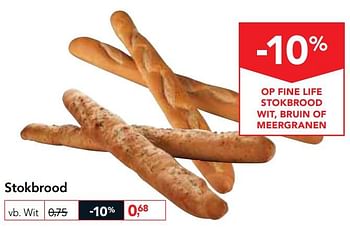 Promoties Stokbrood - Huismerk - Makro - Geldig van 10/11/2017 tot 29/11/2017 bij Makro