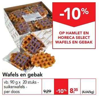 Promoties Wafels en gebak - Huismerk - Makro - Geldig van 10/11/2017 tot 29/11/2017 bij Makro
