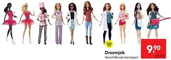 Promoties Barbie droomjob - Mattel - Geldig van 10/11/2017 tot 29/11/2017 bij Makro