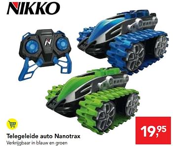Promotions Nikko telegeleide auto nanotrax - Nikko - Valide de 10/11/2017 à 29/11/2017 chez Makro