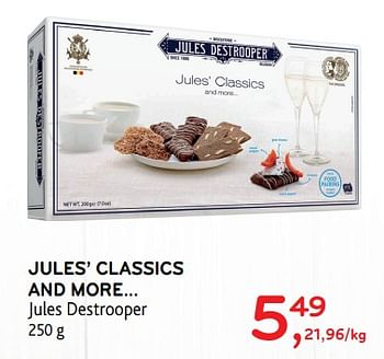 Promoties Jules` classics and more... - Jules Destrooper - Geldig van 15/11/2017 tot 28/11/2017 bij Alvo