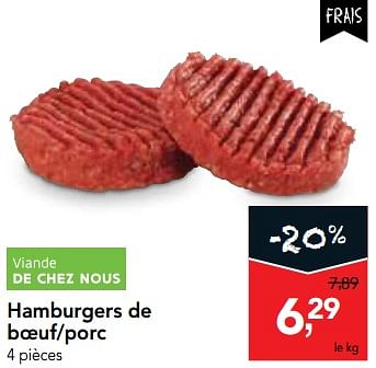 Promotions Hamburgers de b - Produit maison - Makro - Valide de 10/11/2017 à 29/11/2017 chez Makro