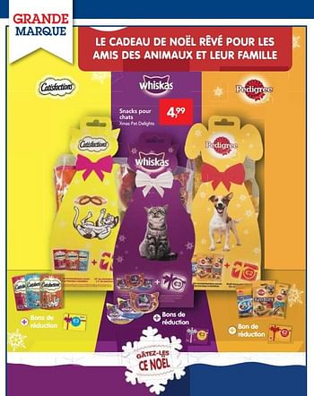 Promoties Snacks pour chats - Whiskas - Geldig van 10/11/2017 tot 29/11/2017 bij Makro