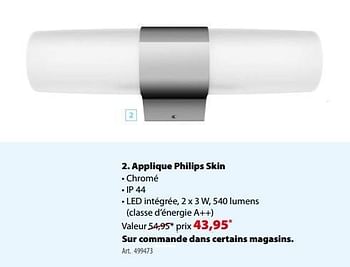 Promotions Applique philips skin - Philips - Valide de 22/11/2017 à 04/12/2017 chez Gamma