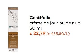 Promoties Centifolia crème de jour ou de nuit - Centifolia - Geldig van 08/11/2017 tot 05/12/2017 bij Bioplanet