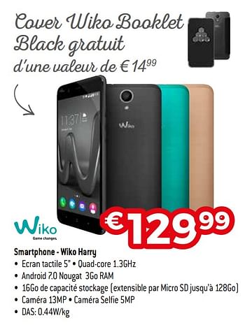 Promotions Smartphone - wiko harry - Wiko - Valide de 13/11/2017 à 30/11/2017 chez Exellent