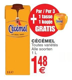 Promoties Cécémel toutes variétés - Cecemel - Geldig van 14/11/2017 tot 20/11/2017 bij Cora