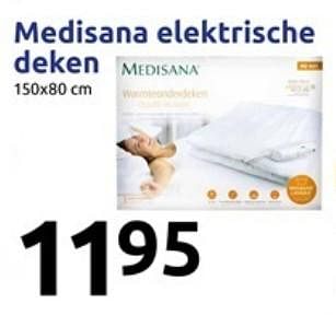Promoties Medisana elektrische deken - Medisana - Geldig van 15/11/2017 tot 21/11/2017 bij Action