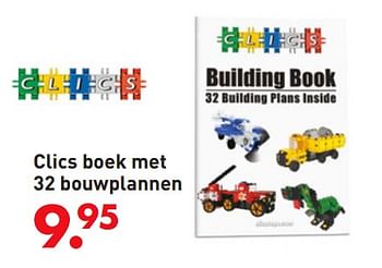 Promoties Clics boek met 32 bouwplannen - Clics - Geldig van 05/10/2017 tot 06/12/2017 bij Unikamp