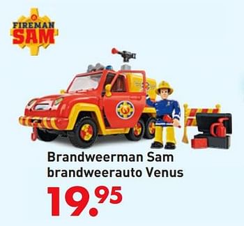 Promoties Brandweerman sam brandweerauto venus - Fireman Sam - Geldig van 05/10/2017 tot 06/12/2017 bij Unikamp