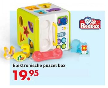 Promoties Elektronische puzzel box - Redbox - Geldig van 05/10/2017 tot 06/12/2017 bij Unikamp