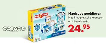 Promoties Magicube pooldieren - Geomag Kids - Geldig van 05/10/2017 tot 06/12/2017 bij Unikamp
