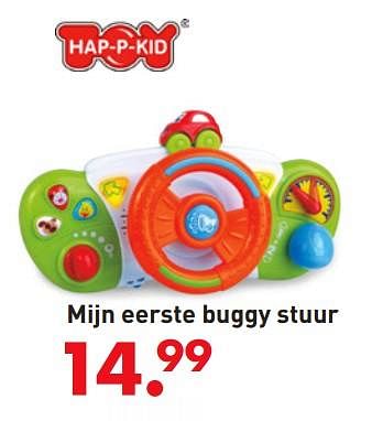 Promoties Mijn eerste buggy stuur - Hap P Kids - Geldig van 05/10/2017 tot 06/12/2017 bij Unikamp