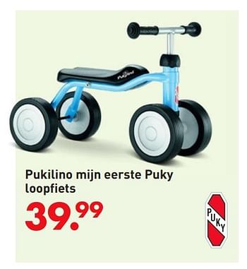 Promoties Pukilino mijn eerste puky loopfiets - Puky - Geldig van 05/10/2017 tot 06/12/2017 bij Unikamp