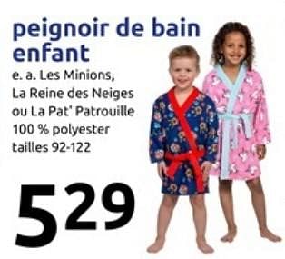 Peignoir de bain clearance pat patrouille garçon