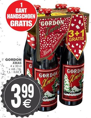 Promotions Gordon xmas - Gordon - Valide de 14/11/2017 à 20/11/2017 chez Cora
