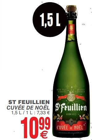 Promotions St feuillien cuvée de noël - St Feuillien - Valide de 14/11/2017 à 20/11/2017 chez Cora