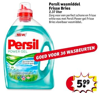 Promoties Persil wasmiddel frisse bries - Persil - Geldig van 14/11/2017 tot 26/11/2017 bij Kruidvat