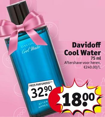 Promoties Davidoff cool water - Davidoff - Geldig van 14/11/2017 tot 26/11/2017 bij Kruidvat