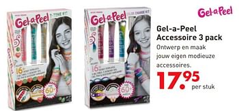 Promoties Gel-a-peel accessoire 3 pack - Gel-a-Peel - Geldig van 05/10/2017 tot 06/12/2017 bij Unikamp