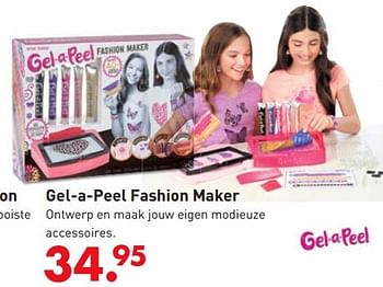 Promoties Gel-a-peel fashion maker - Gel-a-Peel - Geldig van 05/10/2017 tot 06/12/2017 bij Unikamp