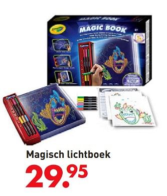 Promoties Magisch lichtboek - Crayola - Geldig van 05/10/2017 tot 06/12/2017 bij Unikamp