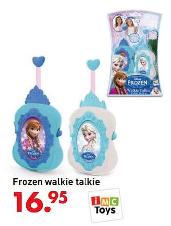 Promoties Frozen walkie talkie - IMC Toys - Geldig van 05/10/2017 tot 06/12/2017 bij Unikamp