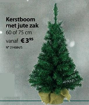 Promoties Kerstboom met jute zak - Huismerk - Unikamp - Geldig van 06/11/2017 tot 03/12/2017 bij Unikamp