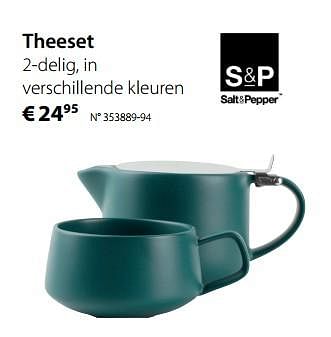 Promoties Theeset - Salt & Pepper - Geldig van 06/11/2017 tot 03/12/2017 bij Unikamp