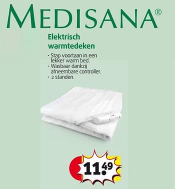 Incubus evenaar dealer Medisana Elektrisch warmtedeken - Promotie bij Kruidvat