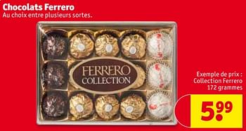 Promotions Collection ferrero - Ferrero - Valide de 14/11/2017 à 26/11/2017 chez Kruidvat