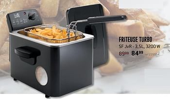 Promotions Fritel friteuse turbo sf jvr - Fritel - Valide de 23/10/2017 à 20/11/2017 chez Freetime