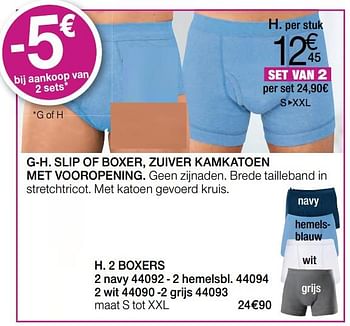 Promoties Boxer - Huismerk - Damart - Geldig van 24/09/2017 tot 25/12/2017 bij Damart