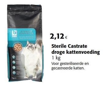 Promoties Sterile castrate droge kattenvoeding - Boni - Geldig van 15/11/2017 tot 28/11/2017 bij Colruyt