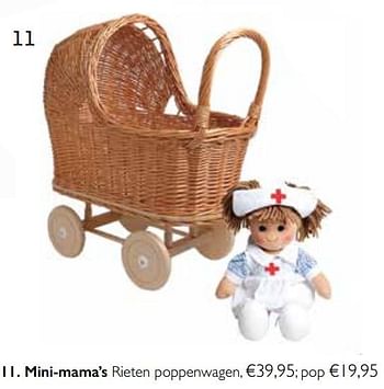 Promotions Mini-mama`s rieten poppenwagen - Produit Maison - Dille & Kamille - Valide de 01/11/2017 à 31/03/2018 chez Dille & Kamille