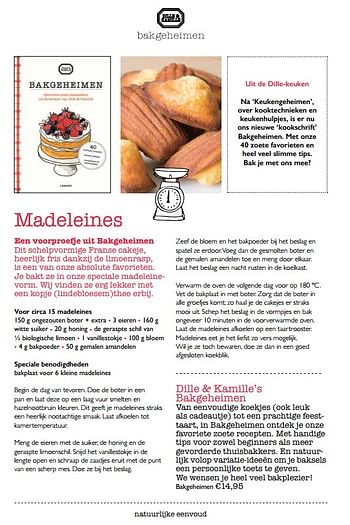 Promotions Dille + kamille`s bakgeheimen van eenvoudige koekjes - Produit Maison - Dille & Kamille - Valide de 01/11/2017 à 31/03/2018 chez Dille & Kamille