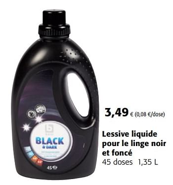 Promoties Lessive liquide pour le linge noir et foncé - Boni - Geldig van 15/11/2017 tot 28/11/2017 bij Colruyt
