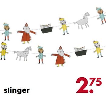 Promotions Slinger - Produit maison - Hema - Valide de 08/11/2017 à 06/12/2017 chez Hema