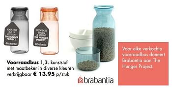 Promoties Voorraadbus - Brabantia - Geldig van 27/11/2017 tot 31/12/2017 bij Multi Bazar