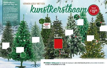 Promoties Kerstboom stirling groen - Huismerk - Brico - Geldig van 28/11/2017 tot 23/12/2017 bij Brico