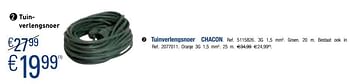 Promoties Tuinverlengsnoer chacon - Huismerk - Brico - Geldig van 28/11/2017 tot 23/12/2017 bij Brico