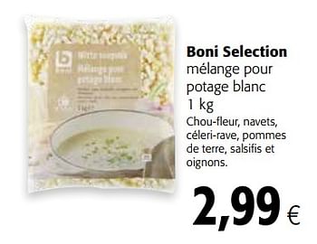 Promotions Boni selection mélange pour potage blanc - Boni - Valide de 15/11/2017 à 28/11/2017 chez Colruyt