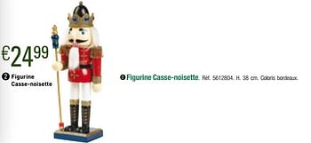 Promotions Figurine casse-noisette - Produit maison - Brico - Valide de 28/11/2017 à 23/12/2017 chez Brico