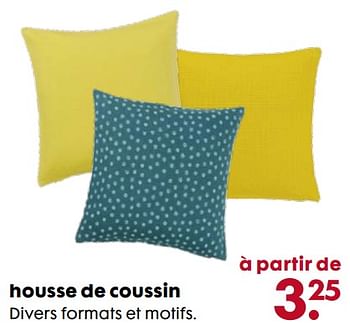 Promotions Housse de coussin - Produit maison - Hema - Valide de 08/11/2017 à 06/12/2017 chez Hema
