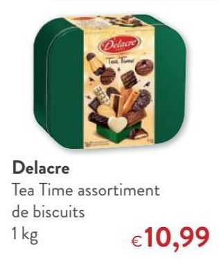 Promotions Delacre tea time assortiment de biscuits - Delacre - Valide de 15/11/2017 à 28/11/2017 chez OKay