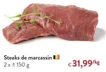 Promotions Steaks de marcassin - Produit maison - Okay  - Valide de 15/11/2017 à 28/11/2017 chez OKay